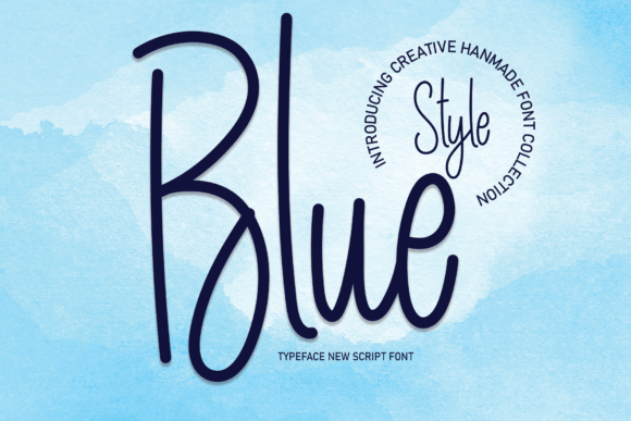 Blue: A Handwritten Font for Elegant Design