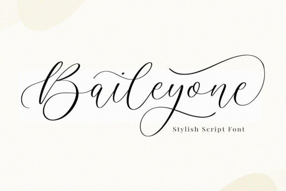 Discovering Baileyone: A Script Font with Artistic Detail
