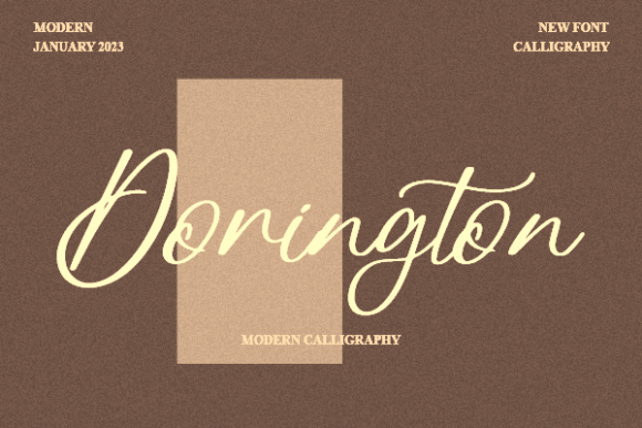 Dorington: The Elegant Script Font for Refined Designs