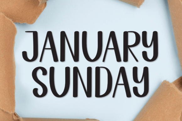 January Sunday: A Handwritten Font for Modern Designers