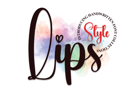 Lips Font: A Casual Handwritten Typeface for Creative Projects