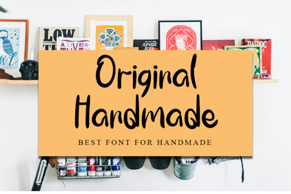 Original Handmade: A Sweet and Friendly Handwritten Font