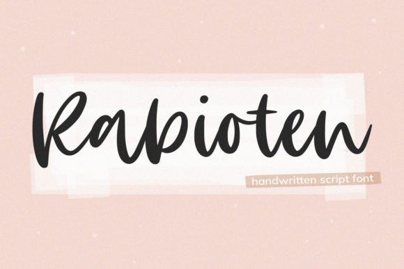 Rabioten: A Lovely Script Font for Creative Projects